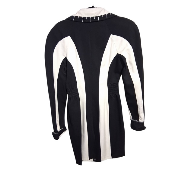 Vintage 90's IIF Patchwork Womens size 6 Colorblock Whimsigoth Rare Blazer Dress - Picture 10 of 16